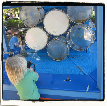 Water drums!